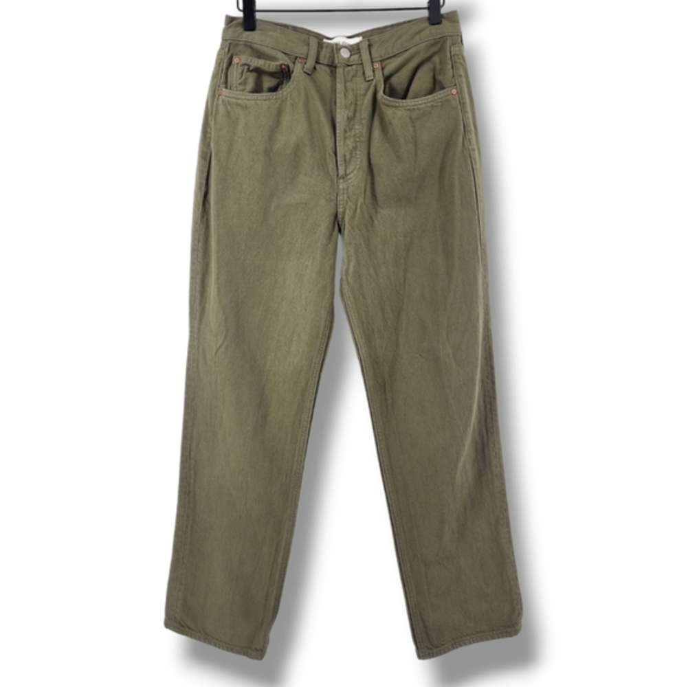 Denim Forum Aritzia The Joni High Rise Loose‎ 29L  Green Size 27